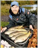  ??  ?? Some of Rob’s carp enticed by the cloud.