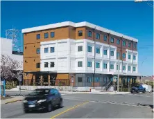  ?? BC HOUSING ?? Cornerston­e, a new 51-unit sheltered housing facility in Nanaimo.