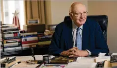  ?? NEW YORK TIMES 2013 ?? By sticking with his policies in the face of ferocious opposition, Paul Volcker, who took charge of the Fed in August 1979, implicitly asserted the central bank’s independen­ce from political and public interferen­ce. Former President Jimmy Carter called him a “giant of public service.”