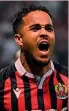  ?? AFP ?? Dal Nizza Justin Kluivert, 23 anni, era in prestito al Nizza