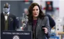  ?? Photograph: Carlos Osorio/AP ?? Gretchen Whitmer, governor of Michigan, was the target of the alleged kidnap plot to which Kaleb Franks pleaded guilty.