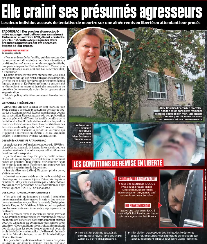 REMISE EN LIBERTÉ ANGOISSANTE À TADOUSSAC - PressReader