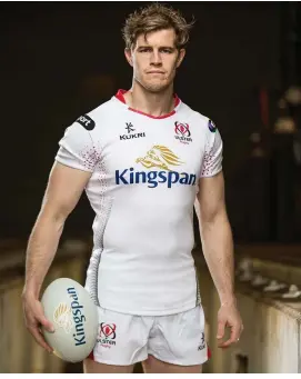  ?? MORGAN TREACY/INPHO ?? Andrew Trimble, in Dublin yesterday for a special media event organised by Ulster’s main sponsors Kingspan, concedes he and his team-mates must take a good look at themselves after another poor season