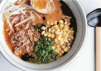  ?? Suzanne Kreiter / Boston Globe via Getty Images ?? Spicy miso ramen is one of the dishes Selena Gomez cooks in her new show.