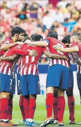  ?? FOTO: ATLETI ?? El Atlético de Madrid no puede permitirse un nuevo traspiés en este inicio liguero