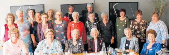  ?? Photo / Supplied ?? Past and present members of Wharepapa South Branch of Rural Women New Zealand.