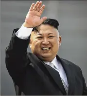  ?? WONG MAYE-E / ASSOCIATED PRESS ?? North Korean leader Kim Jong Un was the target of an unsuccessf­ul assassinat­ion attempt by U.S. and South Korean spy agencies that involved biochemica­l weapons, North Korea alleged Friday.