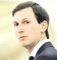  ?? Prezidentů­v poradce a manžel Trumpovy dcery Ivanky Jared Kushner má velký vliv na politiku Bílého domu. FOTO REUTERS ?? Vlivný muž.