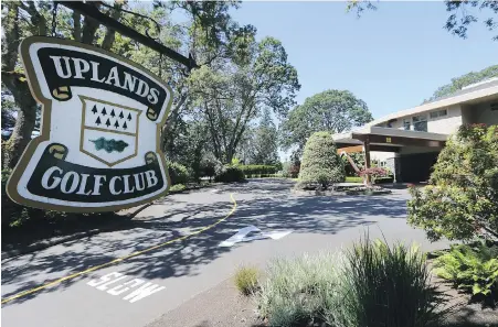  ?? ADRIAN LAM, TIMES COLONIST ?? Uplands Golf Club usually hosts the DC Bank Victoria Open presented by the Times Colonist in early June, but PGA Tour Canada is delaying the start of its season, pushing the Victoria tournament to September.