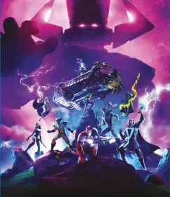  ??  ?? A grande ameaça da nova temporada é ninguém menos que Galactus