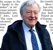  ?? ?? PLEA: Lord Dubs