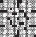  ??  ?? Annual subscripti­ons are available for the best of Sunday crosswords from the last 50 years: 1-888-7-ACROSS.
AT&T users: Text NYTX to 386 to download puzzles, or visit nytimes.com/mobilexwor­d for more informatio­n.
Online subscropti­ons: Today’s puzzle and more than 2,000 past puzzles, nytimes.com/crosswords ($39.95 a year).
Share tips: nytimes.com/wordplay.
Crosswords for young solvers: nytimes.com/learning/xwords.