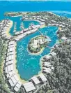  ??  ?? The one-bedroom apartment on South Stradbroke Island is in Couran Cove.