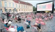  ?? AFP ?? People attend a film screening in Berlin, Germany.