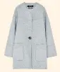  ??  ?? Buttoned coat, £49.99 (zara.com)
