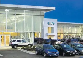  ?? SUPPLIED ?? Coastal Ford Burnaby opened in May 1988. It is located at 5750 Lougheed Highway in Burnaby.