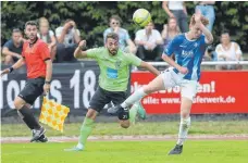  ?? FOTO: IMAGO/EIBNER ?? Nicolas Jann, Neuzugang des SSV Ulm 1846 Fußball, hat gleich in seiner Pflichtspi­elpremiere am Mittwoch gegen Eislingen getroffen. Er steht ab sofort auch für den gut gefüllten Kader zur Verfügung.