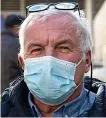  ?? ?? Television prop master Bernard Massey, 66, said: “I’d much prefer to have my freedom and wear a mask rather than suffer more restrictio­ns. They should be worn on public transport.”