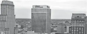  ?? THE COMMERCIAL APPEAL ?? These are the head offices of First Horizon National and its First Tennessee Bank in Downtown Memphis.