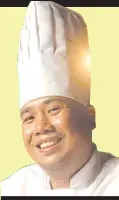  ??  ?? INATO LANG Chef Tatung