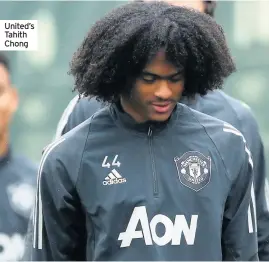  ??  ?? United’s Tahith Chong