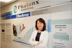  ??  ?? Mrs. Sybil Yang, CEO of Phalanx Biotech Group.