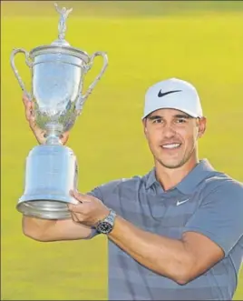  ?? AFP PHOTO ?? Brooks Koepka carded 68 in the final round to go with a 72 in tough conditions at the Shinnecock Hills.