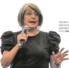  ?? FOTO CORTESÍA ?? Cecilia López denunció suplantaci­ón.