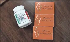  ?? Robyn BECK/AFP via Getty Images/tns ?? Mifepristo­ne (Mifeprex) and misoprosto­l, the two drugs used in a medication abortion.