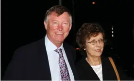  ?? Toby Melville/PA ?? Lady Cathy Ferguson, wife of former Manchester United manager Sir Alex Ferguson, has died, the family has announced. Photograph: