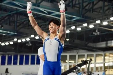  ?? ?? Tang Chia-Hung of Chinese Taipei topped the quali cation chart in men’s horizontal bar event at the 16th Artistic Gymnastics World Cup Doha at the Women’s Sports Committee Hall on Thursday.