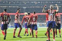  ??  ?? Saul Niguez helped Atletico Madrid earn a share of the spoils with Barcelona.
