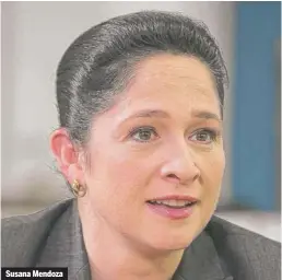  ??  ?? Susana Mendoza