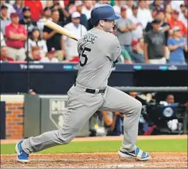  ?? Wally Skalij Los Angeles Times ?? RIGHT-HANDED HITTING David Freese is expected to start at first base for the Dodgers in Game 1 of the National League Championsh­ip Series.