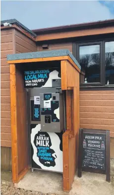  ??  ?? Arran Milk will be one of the organisati­ons offering visitors the chance to try their product and learn about its eco credential­s.