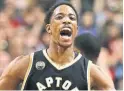  ?? RICK MADONIK/TORONTO STAR ?? While still upset by the trade that sent him to San Antonio, DeMar DeRozan should find comfort on the court.