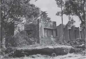  ??  ?? 01 THR Wilson House in Castlecrag, which Marion described as “truly a bit of Paradise on Earth.” Photograph: Courtesy National Library of Australia