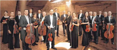  ?? FOTO: SONJA WERNER ?? Das preisgekrö­nte Württember­gische Kammerorch­ester Heilbronn macht am 20. Oktober in der Stadthalle den Auftakt in die neue Saison des Konzertrin­gs der Oratorienv­ereinigung Aalen.