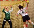  ?? Archivfoto: Wengenmeir ?? Ihre sportliche Karriere als Handball Torhüterin reichte bis hinauf in die Zwei te Bundesliga.