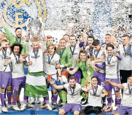  ?? FOTO: EFE ?? El Real Madrid consiguió su duodécimo Copa de Europa