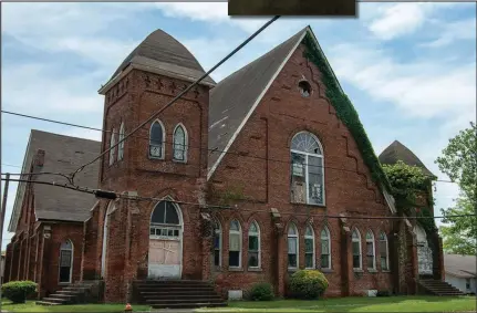  ??  ?? Centennial Baptist Church in Helena-West Helena is shown in this 2018 photo. The Rev. Elias Camp Morris helped design the 1905 Gothic Revival structure with congregant Henry Price.
(Democrat-Gazette file photo)