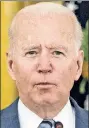  ??  ?? President Biden