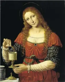  ??  ?? Mary Magdalene by Andrea Solari
