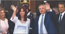  ?? PABLO CUARTEROLO ?? JUNTOS. El Presidente y su vice se habían encontrado en la última Asamblea Legislativ­a.