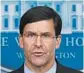  ?? WIN MCNAMEE/GETTY ?? Defense Secretary Esper