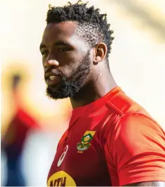  ??  ?? SIYA KOLISI is quiet but strong, and plays with a passion that just cries out ‘follow me men.’ ELIAS RODRIGUEZ | Backpagepi­x