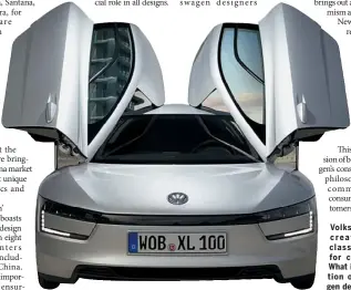  ?? PROVIDED TO CHINA DAILY ?? The Volkswagen XL1