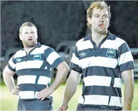  ?? Photo / Julie Gibson ?? Pirongia rugby president Greg Gane (left) and captain Kayden Moorfield.