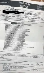  ?? PHOTOS: SUPPLIED ?? Kyan Hatcher was issued a trespass order from The Warehouse after he was filmed on camera building a pillow fort.