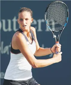  ??  ?? Karolina Pliskova plays Caroline Wozniacki of Denmark during day 7 of the Western & Southern Open at the Lindner Family Tennis Centre in Mason, Ohio in this Aug 18 file photo. — AFP photo